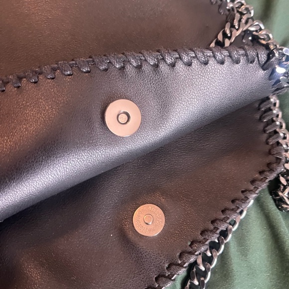 Studded Black Chain Shoulder Bag - Picture 4 of 4